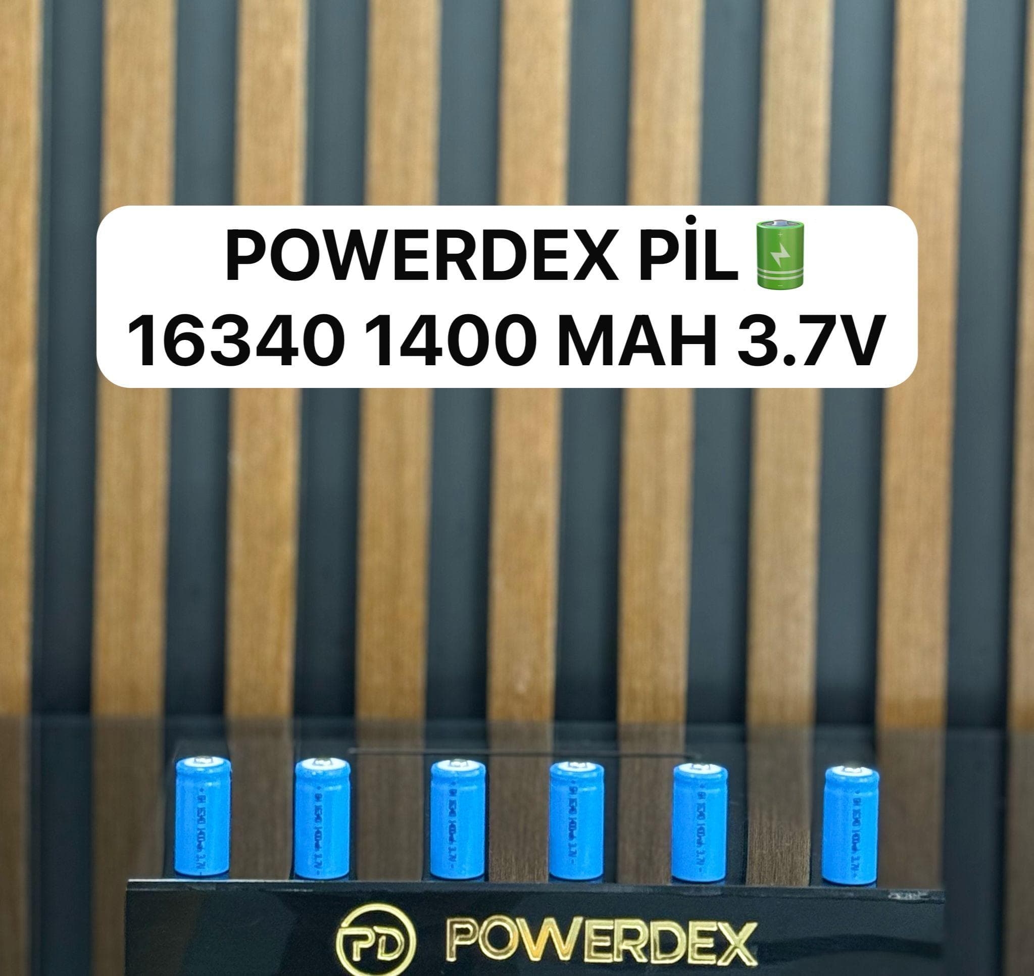 Powerdex Battery 16340 1400mAh