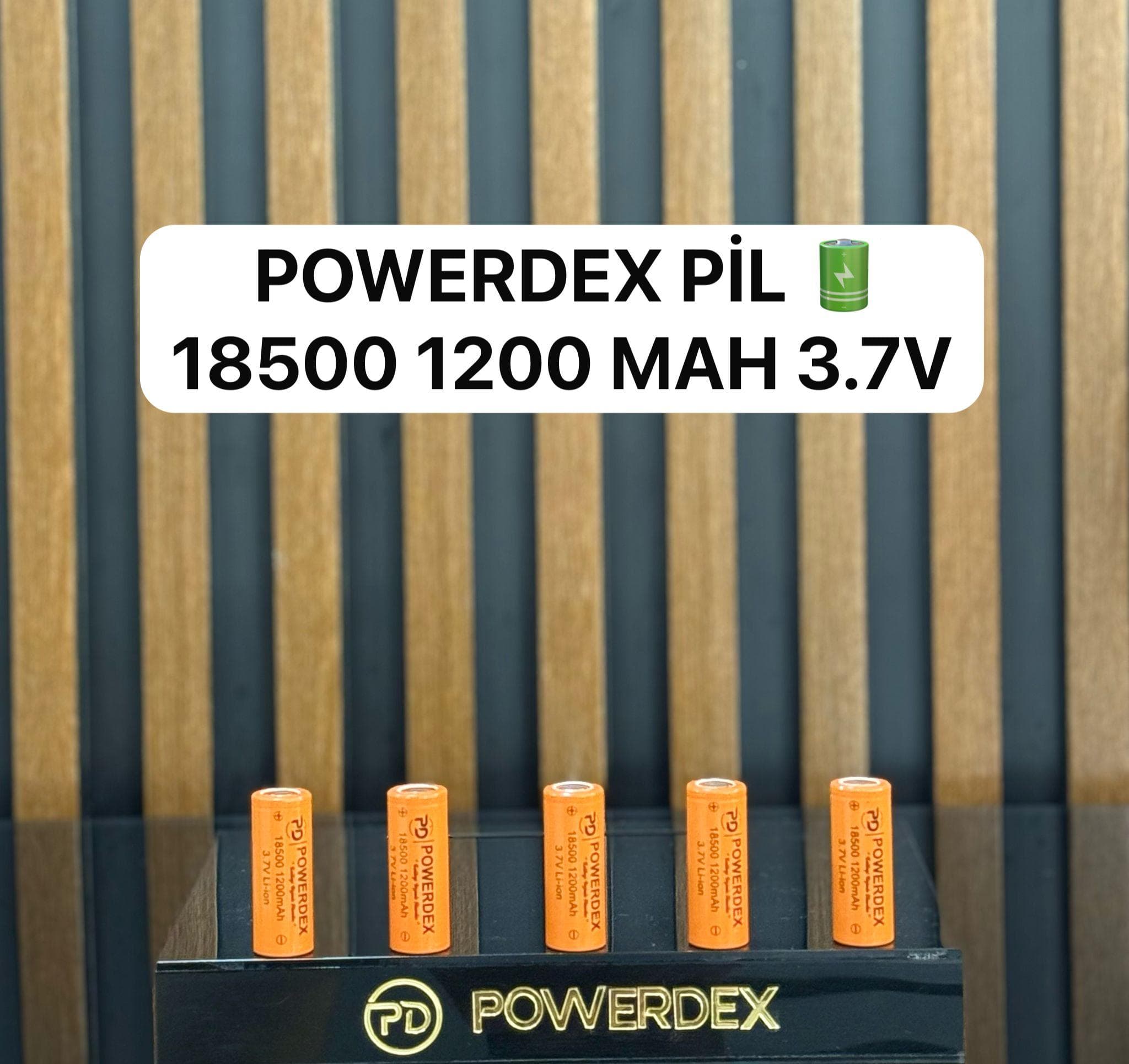 Powerdex Battery 18500 1200mAh