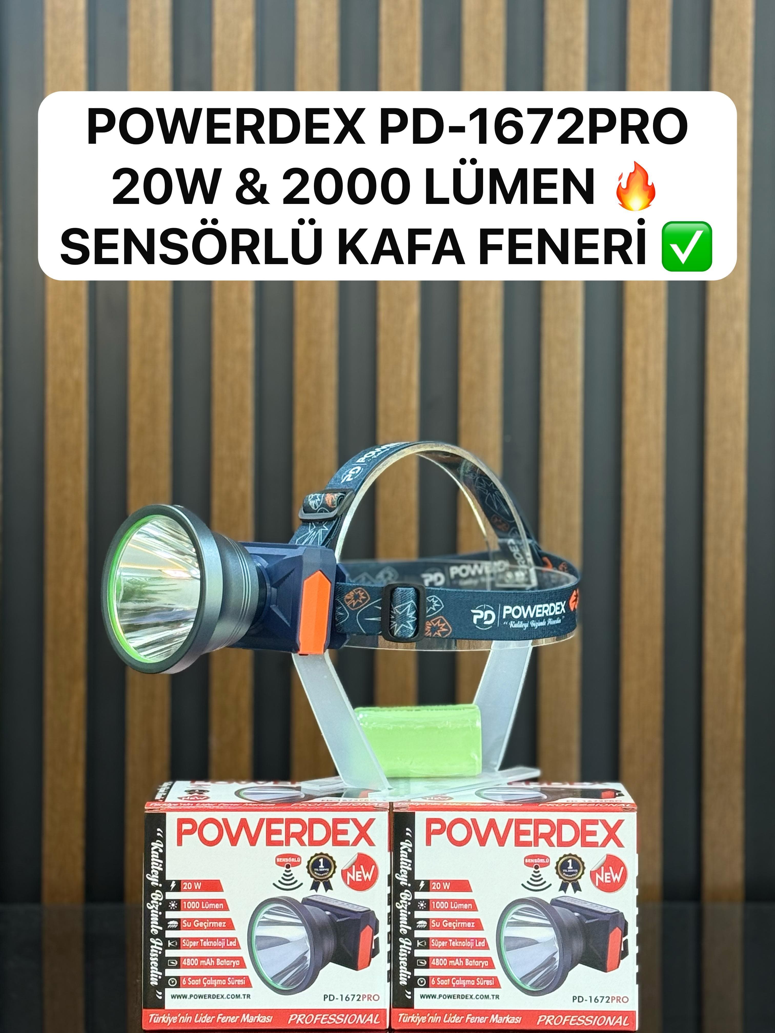 Powerdex PD-1672-PRO PD-1672 Kafa Lambası