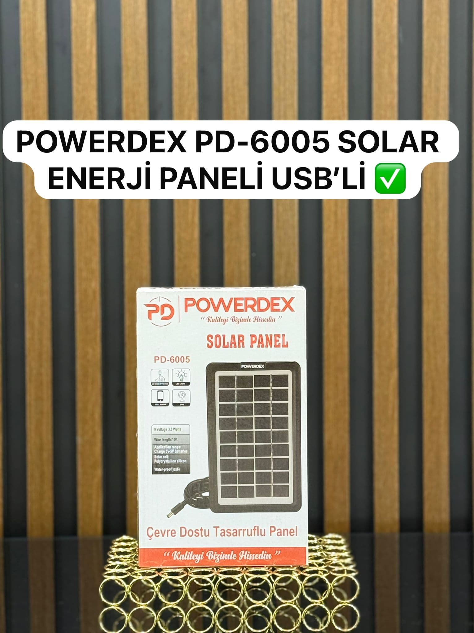 Powerdex PD-6005 Solar Panel